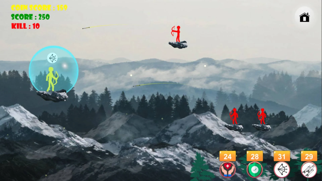 Archery World - Gameplay image of android game