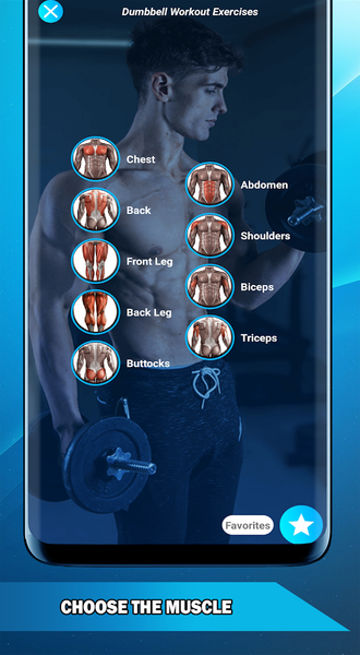 Dumbbell Training Exercises - Image screenshot of android app