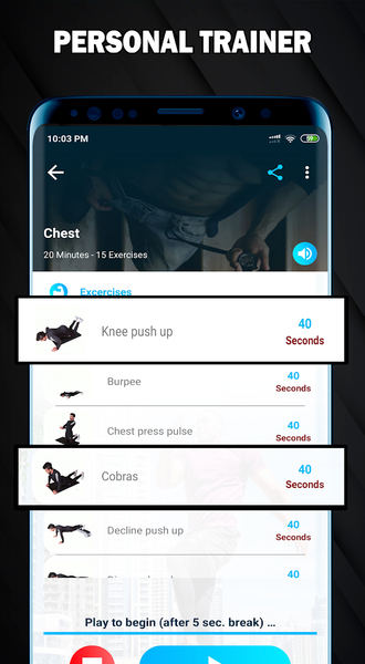 Home Workouts No Equipments - Image screenshot of android app