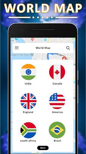Offline World Map - عکس برنامه موبایلی اندروید