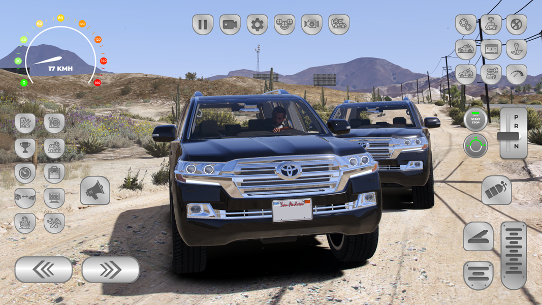 Luxury Land Cruiser Sand Drive - Gameplay image of android game