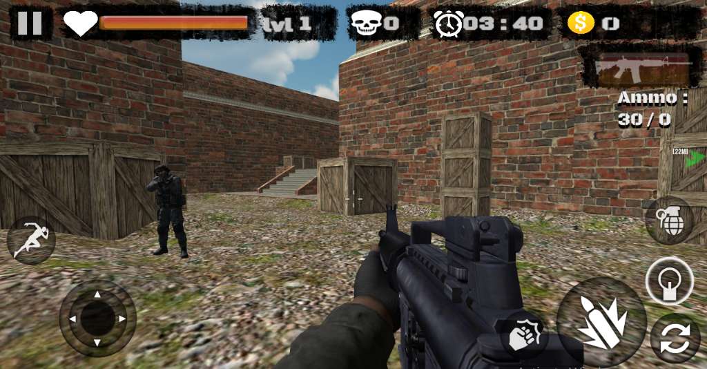 Fire Squad- Battleground War - Gameplay image of android game