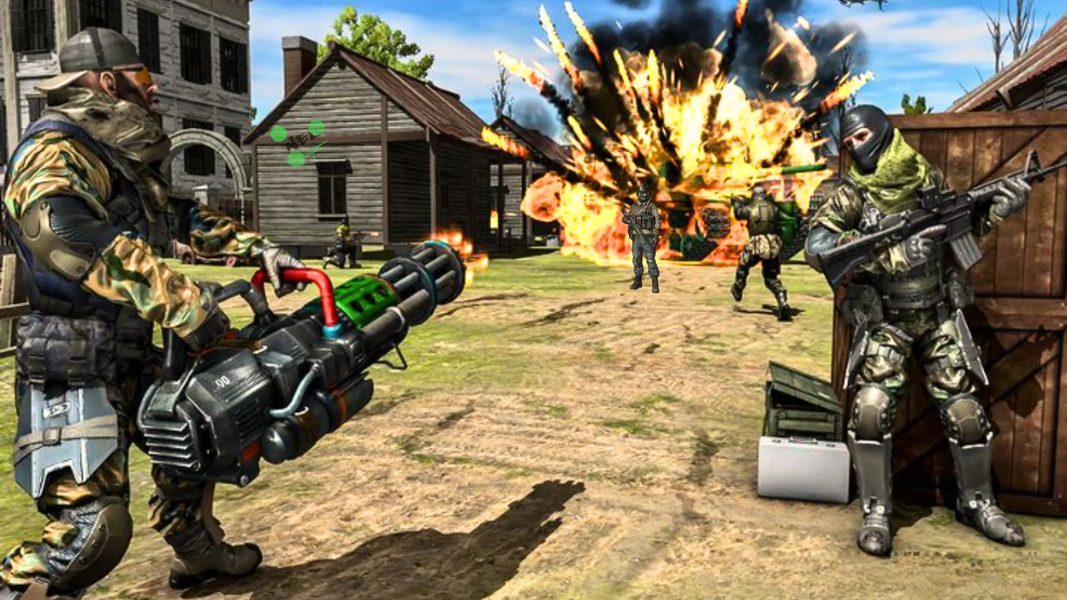 Fire Squad- Battleground War - Gameplay image of android game