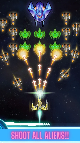 Galaxy Alien-Spaceship Shooter - Image screenshot of android app