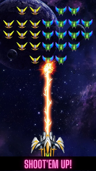 Galaxy Alien-Spaceship Shooter - عکس برنامه موبایلی اندروید