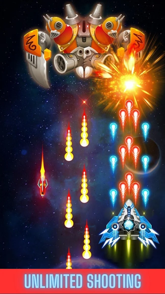 Galaxy Alien-Spaceship Shooter - عکس برنامه موبایلی اندروید
