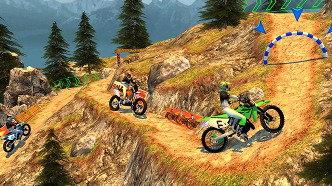 Bike Stunt Ramp Master Racer - Gameplay image of android game