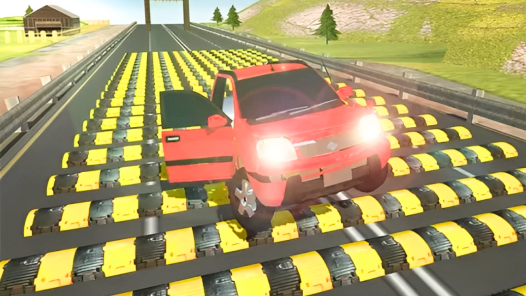 Car Wreck Simulator-Speed Bump - عکس بازی موبایلی اندروید