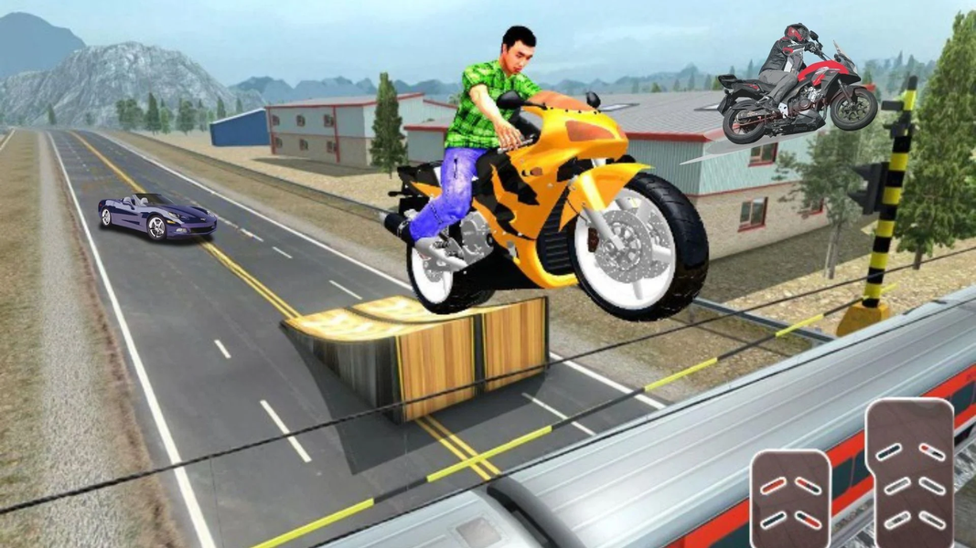 Gt Car Stunt Game- Megaramp - Gameplay image of android game