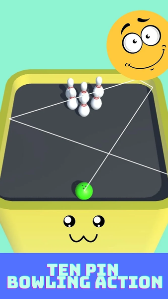 Mini Ten Pin Bowling Game - Image screenshot of android app