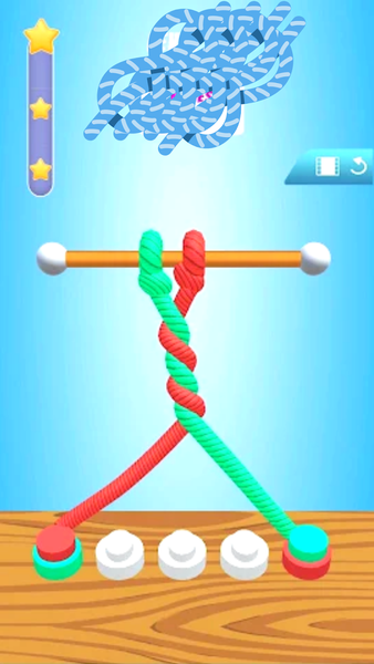 Twisted Tangle Knot ۳D Game - عکس برنامه موبایلی اندروید