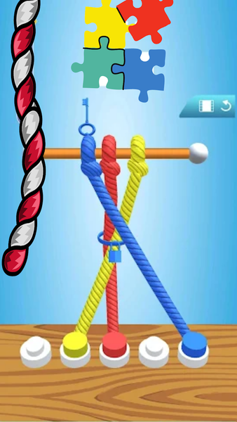 Twisted Tangle Knot ۳D Game - عکس برنامه موبایلی اندروید