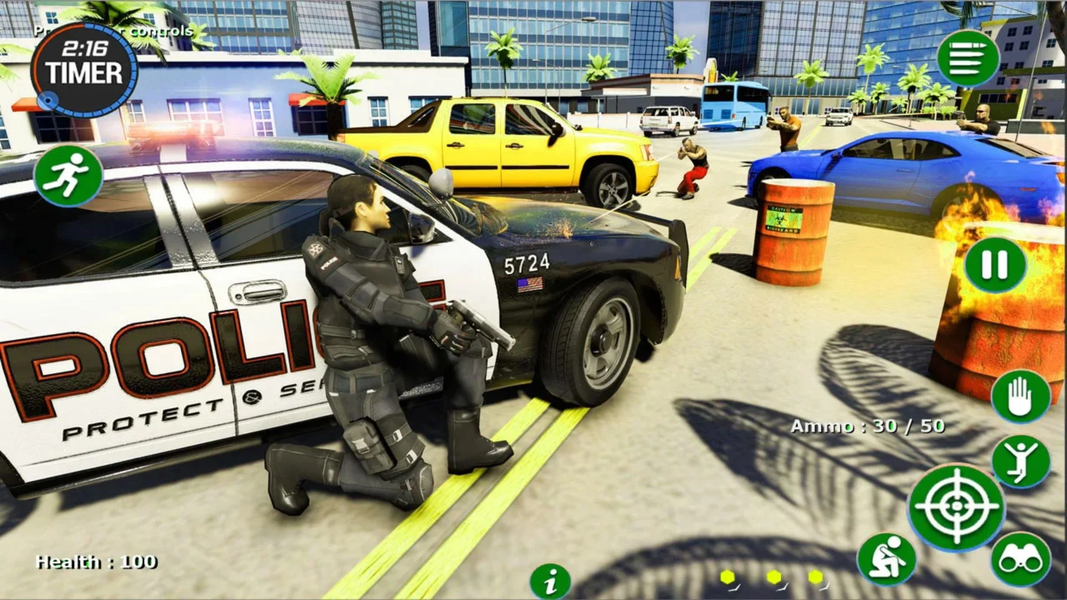 Police Encounter-Mafia Crime - عکس بازی موبایلی اندروید