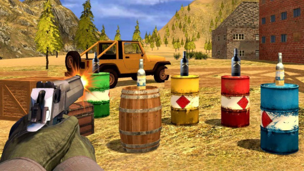Bottle Shooting- Gun Target - عکس بازی موبایلی اندروید