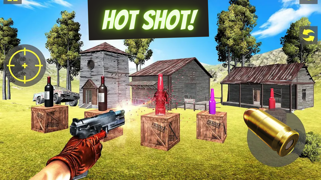 Bottle Shooting- Gun Target - عکس بازی موبایلی اندروید