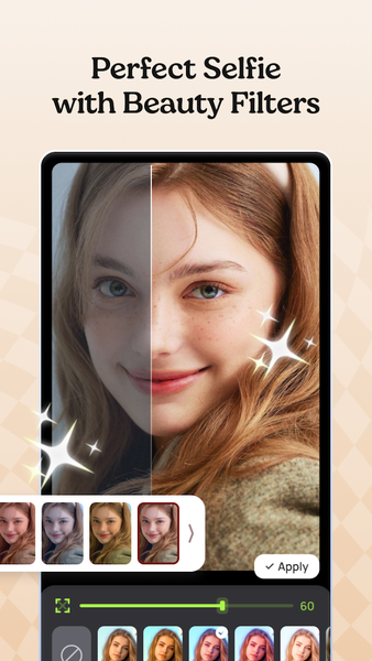 Zelify: Beauty Cam & Makeup - عکس برنامه موبایلی اندروید
