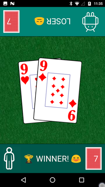 Snap Card Game - Gameplay image of android game