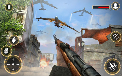 World War 2 Frontline Commando - Gameplay image of android game