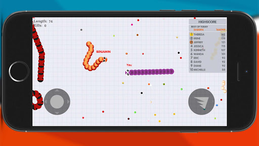 Snake.io - Fun Online Slither - Gameplay IOS & Android 