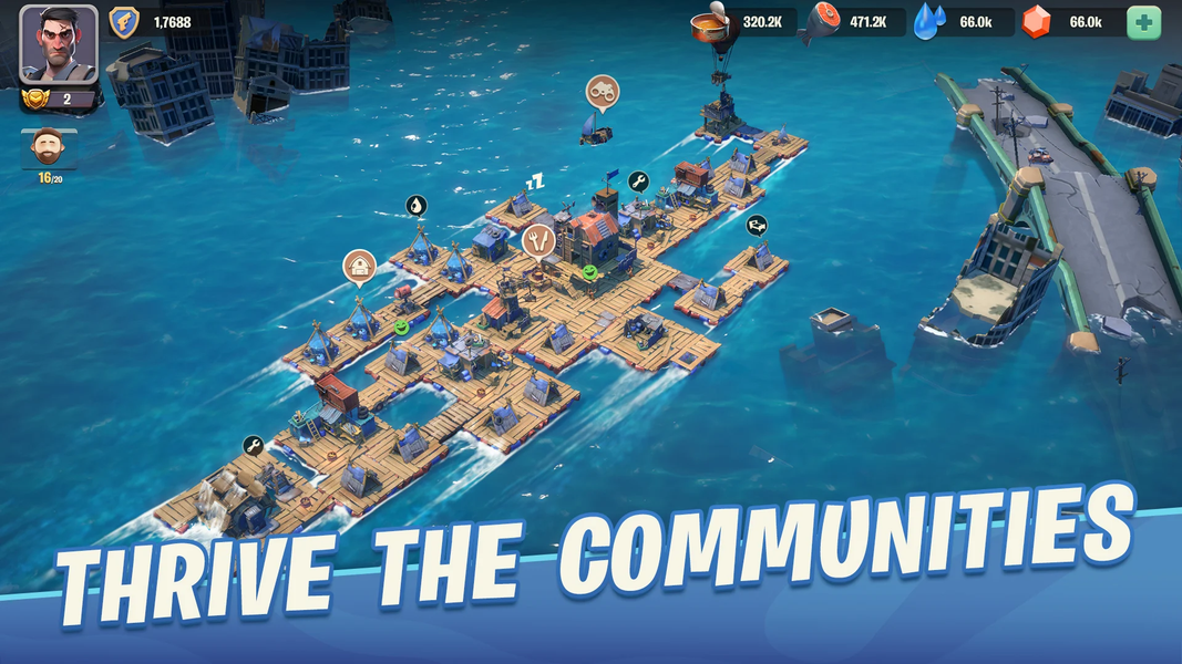 Raft War - عکس بازی موبایلی اندروید