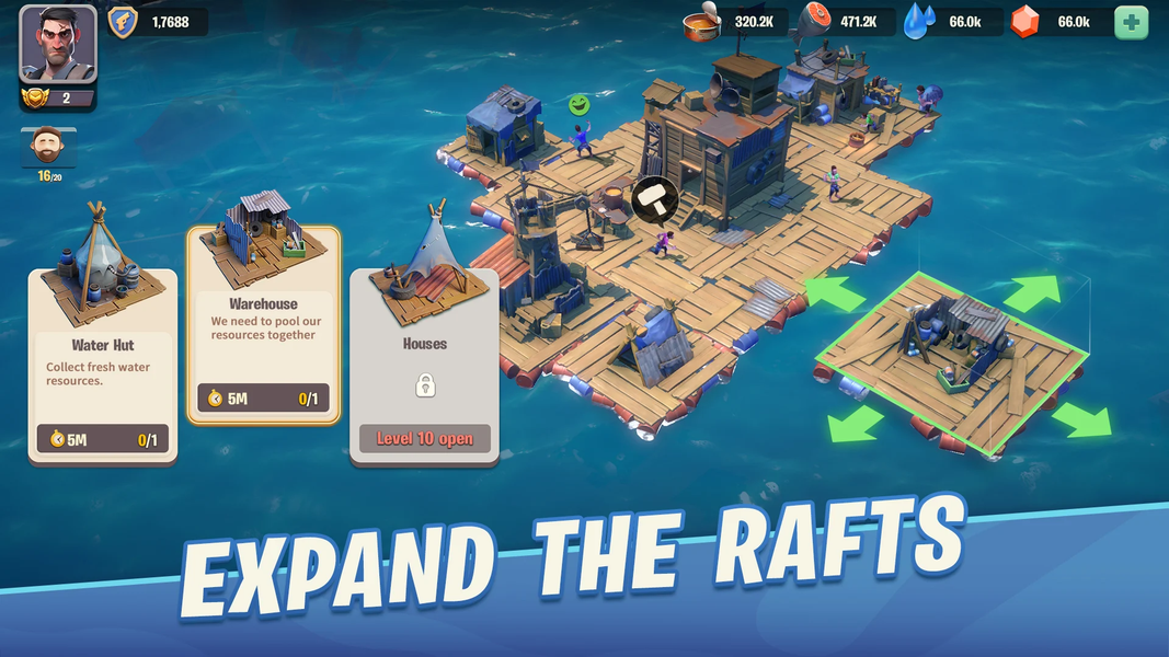 Raft War - عکس بازی موبایلی اندروید