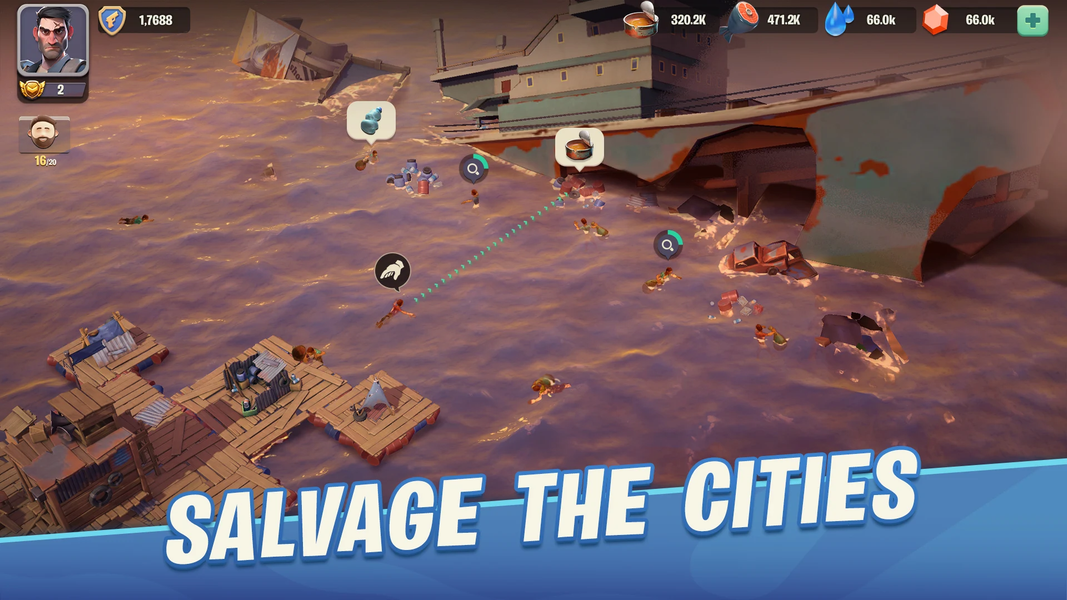 Raft War - عکس بازی موبایلی اندروید