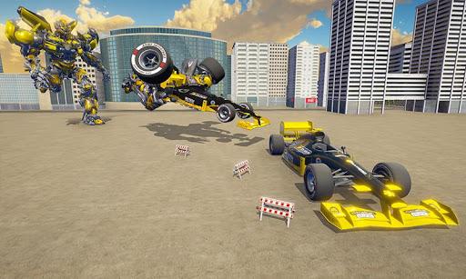 Formula Car Robot Transforming Games: Robot Car - Image screenshot of android app