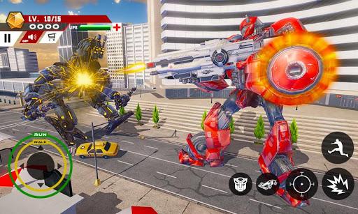 Formula Car Robot Transforming Games: Robot Car - Image screenshot of android app