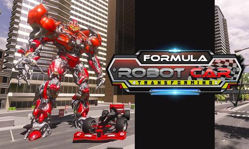 Formula Car Robot Transforming Games: Robot Car - Image screenshot of android app