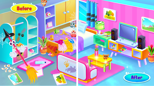 Princess Doll House Cleaning - Image screenshot of android app