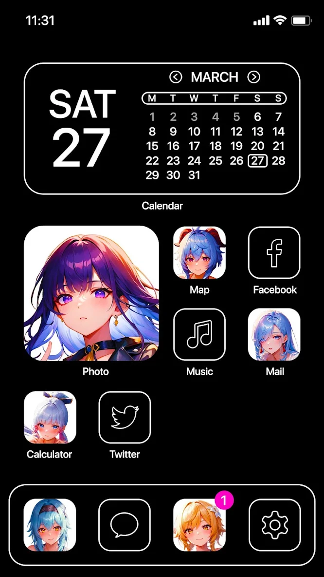 Anime App Icons for iPhone - Free Custom iOS 14 Icons - Wallpapers Clan