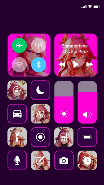 Wow Yae Mikoo Theme, Icon Pack - عکس برنامه موبایلی اندروید