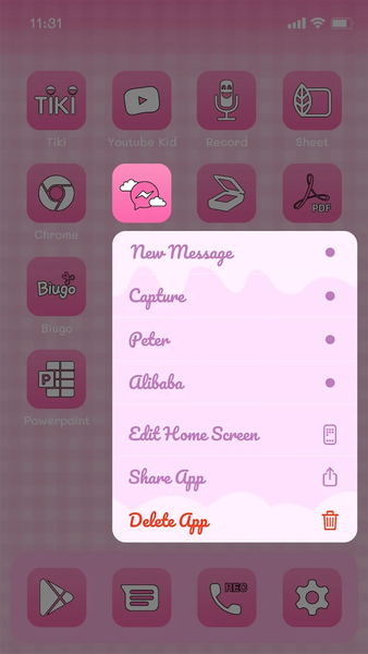 Wow Bear Theme - Icon Pack - Image screenshot of android app