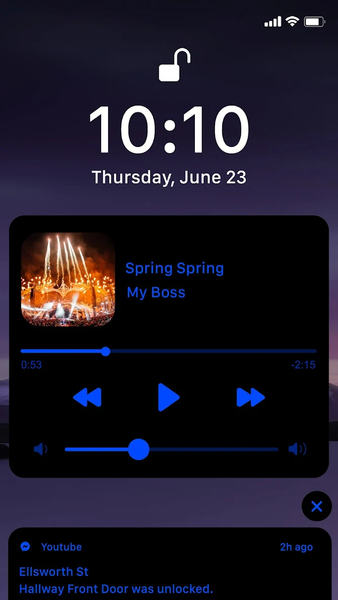 Wow Blue Dark Theme, Icon Pack - عکس برنامه موبایلی اندروید