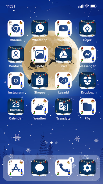 Wow Christmas Party Theme - Image screenshot of android app