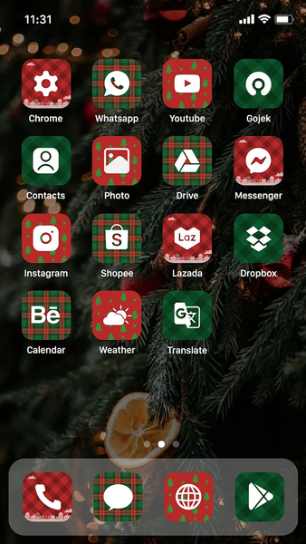 Wow Christmas Caro Theme - Image screenshot of android app