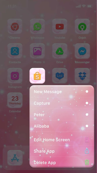 Wow Cute Cat 3D Icon Pack - Image screenshot of android app