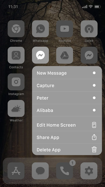 Wow Gray Dark Theme - HD Theme - Image screenshot of android app