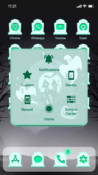Wow Dark Halloween Theme - Image screenshot of android app