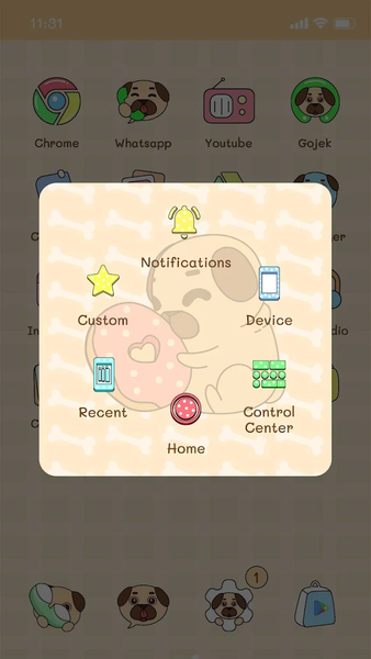 Wow Pug Puppy Icon Pack - Image screenshot of android app