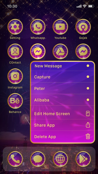 Wow Firework Flower Icon Pack - Image screenshot of android app