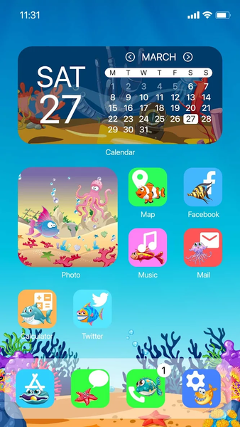 Wow Fish Game - Icon Pack - عکس برنامه موبایلی اندروید