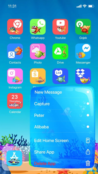 Wow Fish Game - Icon Pack - عکس برنامه موبایلی اندروید