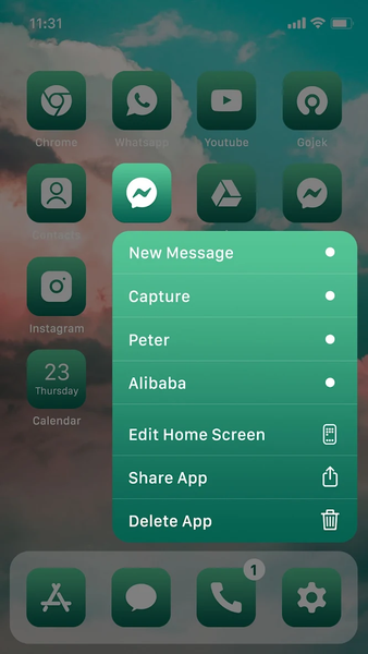 Wow Green Theme - Icon Pack - عکس برنامه موبایلی اندروید