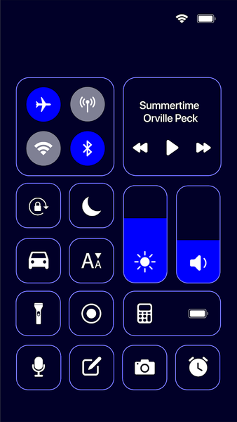 Wow Blue Neon Theme, Icon Pack - عکس برنامه موبایلی اندروید