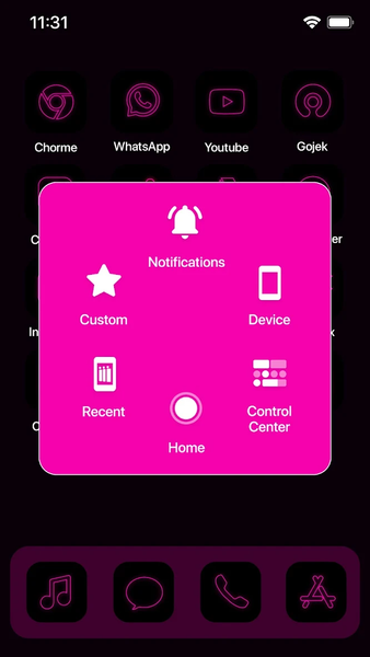 Wow Pink Neon Theme, Icon Pack - عکس برنامه موبایلی اندروید