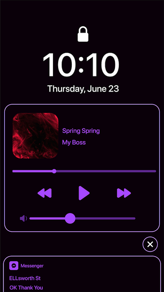 Wow Purple Neon - Icon Pack - Image screenshot of android app
