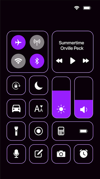 Wow Purple Neon - Icon Pack - Image screenshot of android app
