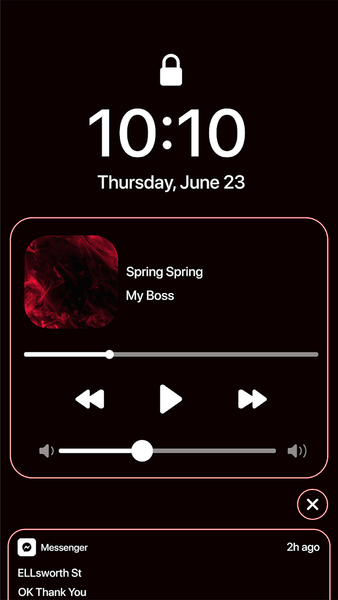 Wow Red Neon Theme - Icon Pack - Image screenshot of android app
