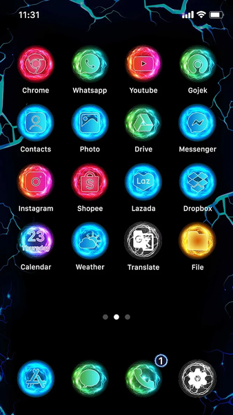 Wow Plasma Theme - Icon Pack - عکس برنامه موبایلی اندروید